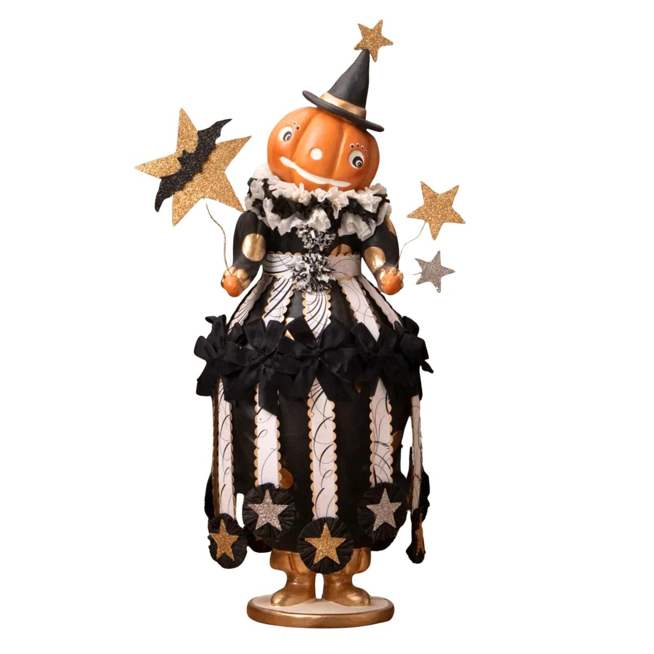 Bethany Lowe 16.0 Inch Miss Fancy Pants Jackie Halloween Figurine , Portable Halloween Decor Halloween Figurine